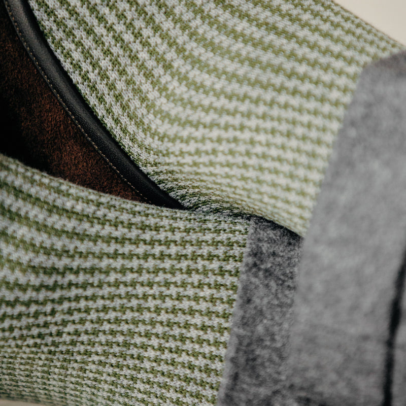 Verde & Gris - Pata de gallo - Super-Resistente Hilo de Escocia