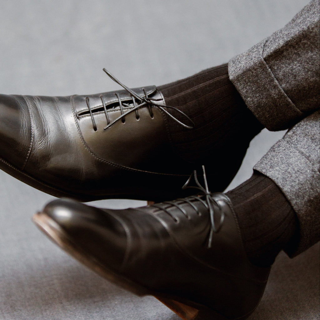 Short black socks - Cashmere & Silk