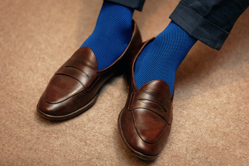 Navy Blue & Royal Blue - Compression Socks