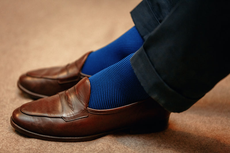 Navy Blue & Royal Blue - Compression Socks