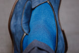 Denim & Bleu électrique - Caviar - Super-solide fil d'Écosse