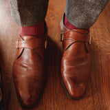 Gris & Rojo - Pata de gallo - Hilo de Escocia